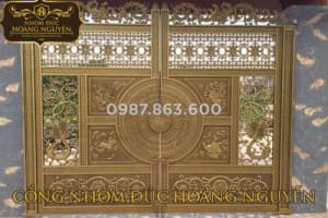 Tại sao cổng nhôm đúc lại hợp cho biệt thự tân cổ điển