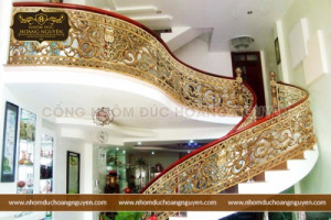 Địa điểm sản xuất cầu thang nhôm đúc uy tín chất lượng