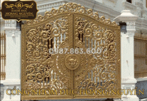 Cổng hợp kim nhôm đúc và những lưu ý khi lắp đặt