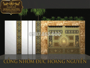 Cách đặt vị trí cổng hợp kim nhôm đúc mang lại tài lộc cho gia chủ