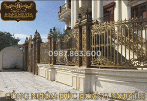 Điểm danh 3 ưu điểm của hàng rào nhôm đúc