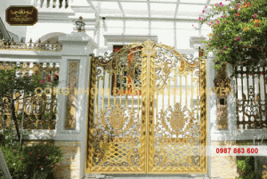 Cổng biệt thự nhôm đúc – lựa chọn thông minh của gia chủ