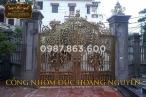 Báo giá các cổng nhôm đúc đẹp hiện nay