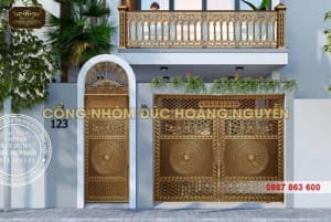 Cổng biệt thự nhôm đúc - Sang trọng thể hiện đẳng cấp Hoàng gia