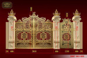 Cổng nhôm đúc bền bỉ - Nét đẹp vượt thời gian