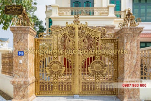 Công ty cung cấp cổng nhôm đúc Nam Định chất lượng