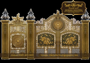 Để thể hiện quyền uy, bạn đừng bỏ qua cổng nhôm đúc Song Long