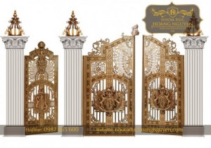 Đến Nhôm Đúc Hoàng Nguyễn để thỏa sức chọn lựa mẫu cổng nhôm đúc đẹp