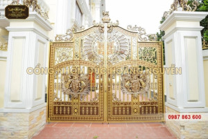 Địa chỉ thi công cổng nhôm đúc uy tín chất lượng tại Hà Nội