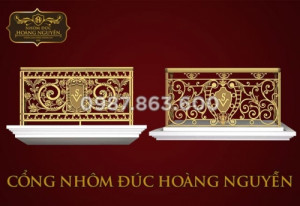 Đơn vị sản xuất lan can nhôm đúc Hà Nội uy tín, chất lượng