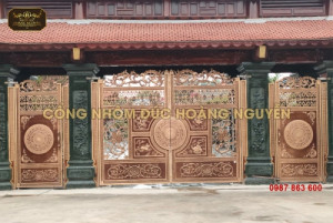 Tham khảo giá cổng nhôm đúc mới nhất