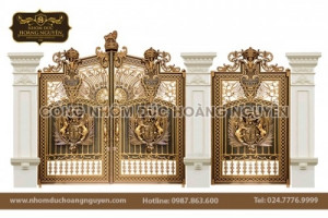 Giải mãi sức hấp dẫn của cổng nhôm đúc phù điêu