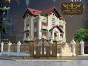Gợi ý cách chọn cổng nhôm đúc cho biệt thự
