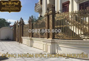 Hàng rào nhôm đúc Hà Nội vẻ đẹp thách thức thời gian