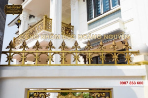 Lắp đặt ban công nhôm đúc đẹp tạo điểm nhấn cho không gian sống hiện đại