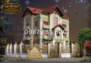 Báo giá cổng hợp kim nhôm đúc Hà Nội