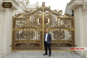 Sản xuất cửa cổng hợp kim nhôm đúc Hà Nội có chất lượng như lời đồn