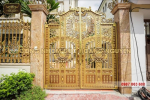 Tìm hiểu công đoạn sản xuất cửa cổng nhôm đúc