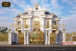 Top 5 mẫu cổng biệt thự nhôm đúc dành cho lâu đài