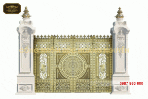 Địa chỉ thiết kế và thi công cổng hợp kim nhôm đúc đẹp uy tín giá rẻ