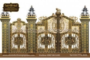 Ý nghĩa cổng nhôm đúc Thu Phục Ngựa Một Sừng – Bức tranh lồng ghép sức mạnh chúa tể
