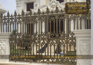 Cổng biệt thự hợp khoa học phong thủy